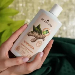 Orientana, ajurwedyjski szampon do włosów, imbir i trawa cytrynowa, 210 ml