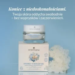 Orientana Hydro-Nawilżenie, maseczka łagodząca niedoskonałości, 50 ml