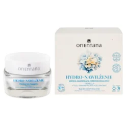 Orientana Hydro-Nawilżenie, maseczka łagodząca niedoskonałości, 50 ml