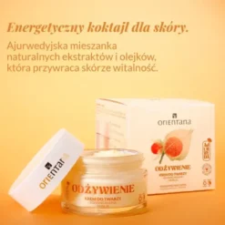 Orientana, odżywczy krem do twarzy, Ashwagandha i Papaja, 40 ml
