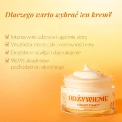 Orientana, odżywczy krem do twarzy, Ashwagandha i Papaja, 40 ml