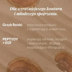 Orientana Reishi, serum ujędrniające pod oczy i na powieki, 15ml