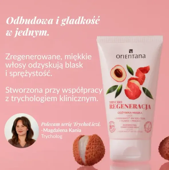 Orientana Trycho Regeneracja, regenerująca odżywka-maska do włosów, 125 ml