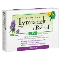 Original Tymianek i Podbiał, pastylki twarde, 24 szt.