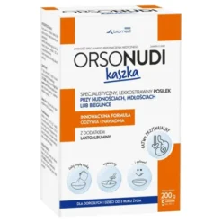 OrsoNudi, specjalistyczny posiłek przy nudnościach, biegunkach i wymiotach, proszek, 200 g
