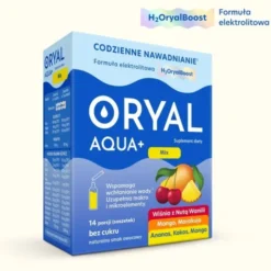 Oryal Aqua+, saszetki z proszkiem, mix smaków, 14 szt.
