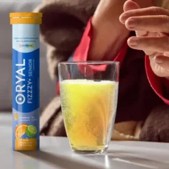 Oryal Fizzzy+ Senior, tabletki musujące, smak pomarańcza - baergamotka, 20 szt.
