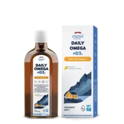 Osavi Daily Omega 1600 mg Omega 3 + D3, cytrynowy, płyn, 250 ml