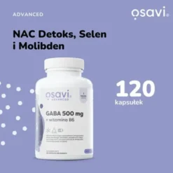 Osavi Gaba 500 mg + witamina B6, kapsułki, 120 szt.