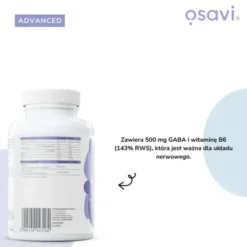 Osavi Gaba 500 mg + witamina B6, kapsułki, 120 szt.