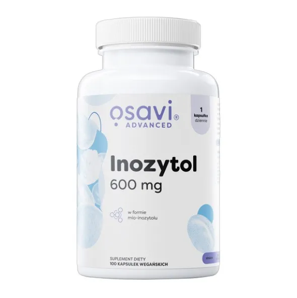 Osavi Inozytol 600 mg, kapsułki wegańskie, 100 szt.