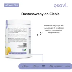 Osavi Kolagen Rybi, proszek, naturalny aromat cytrynowy, 360 g