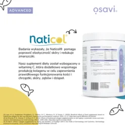 Osavi Kolagen Rybi, proszek, naturalny aromat cytrynowy, 360 g