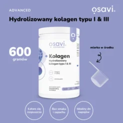 Osavi Kolagen Typu I i III, proszek, 600 g