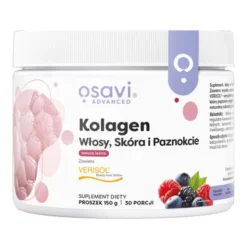 Osavi Kolagen Włosy, Skóra i Paznokcie, proszek, smak owoce leśne,150 g
