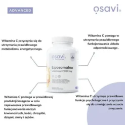 Osavi Liposomalna witamina C 1000 mg, kapsułki twarde, 120 szt.