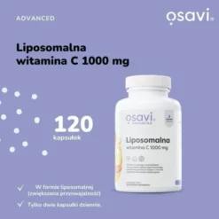 Osavi Liposomalna witamina C 1000 mg, kapsułki twarde, 120 szt.