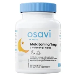 Osavi Melatonina 1 mg z walerianą i melisą, kapsułki, 120 szt.
