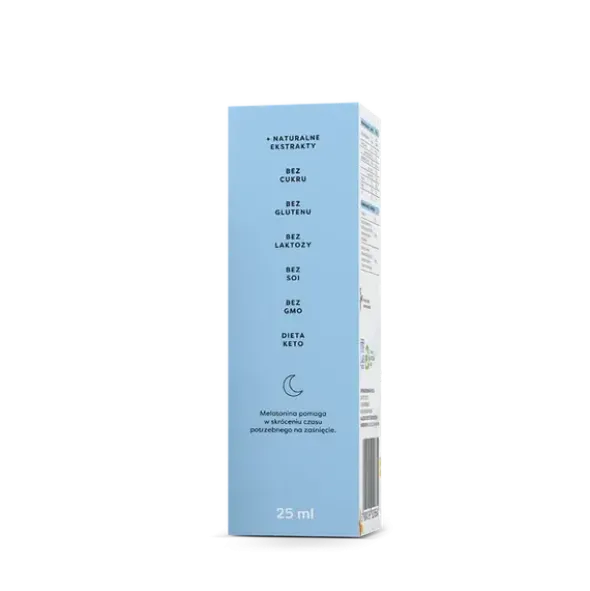 Osavi Melatonina z passiflorą, spray do ust, smak czarna porzeczka, 25 ml