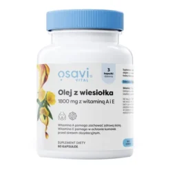 Osavi Olej z wiesiołka 1800 mg z witaminą A i E, kapsułki, 60 szt.
