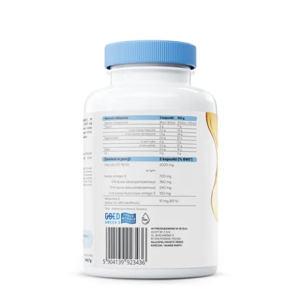Osavi Omega-3 Olej Rybi 1000 mg, kapsułki, 120 szt.