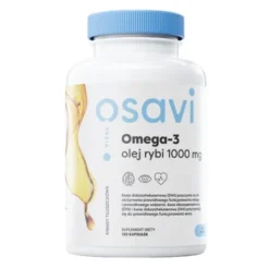 Osavi Omega-3 olej rybi 1000 mg, kapsułki, smak cytrynowy, 120 szt.