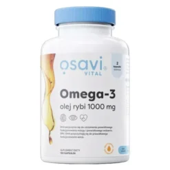 Osavi Omega-3 Olej Rybi 1000mg, kapsułki, smak cytrynowy, 60 szt.