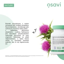 Osavi Ostropest plamisty, sylimaryna 100 mg, kapsułki, 120 szt.