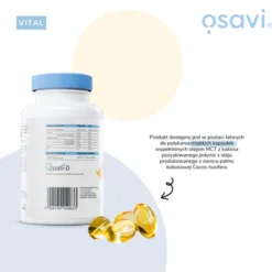 Osavi Witamina D3 4000 IU, kapsułki, 120 szt.