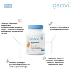 Osavi Witamina D3 4000 IU, kapsułki, 120 szt.