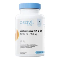 Osavi Witamina D3 + K2 4000IU + 150 μg, kapsułki, 120 szt.