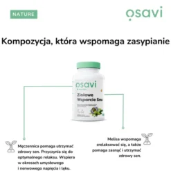 Osavi Ziołowe Wsparcie Snu, kapsułki, 60 szt.