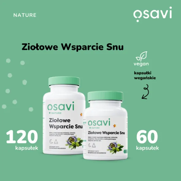 Osavi Ziołowe Wsparcie Snu, kapsułki, 120 szt.