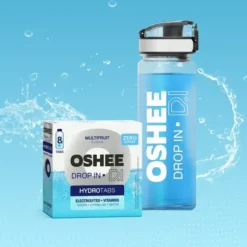 Oshee Drop In Hydrotabs Electrolytes + Vitamins, tabletki musujące, smal wieloowocowy, 8 szt.