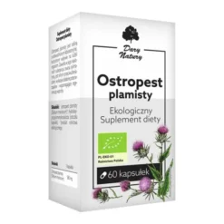 Ostropest plamisty Ekologiczny suplement diety, kapsułki, 60 szt.