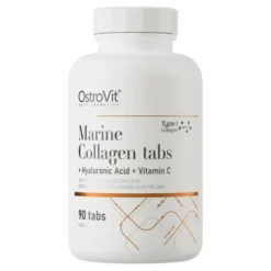 OstroVit Kolagen Morski + Kwas Hialuronowy + Witamina C, tabletki, 90 szt.