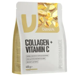 OstroVit Kolagen + Witamina C, proszek, smak ananasowy, 400 g