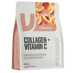 OstroVit Kolagen + Witamina C, proszek, smak brzoskwiniowy, 400 g