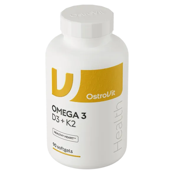 OstroVit Omega 3 D3 + K2, kapsułki, 90 szt.