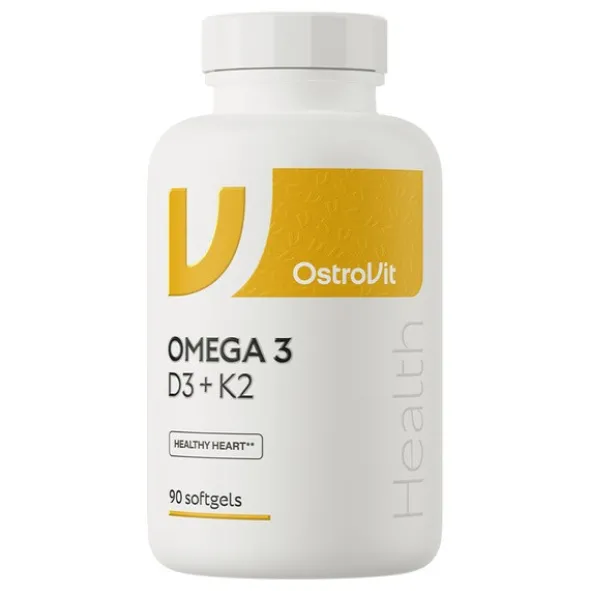 OstroVit Omega 3 D3 + K2, kapsułki, 90 szt.