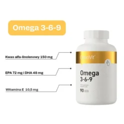 OstroVit Omega 3-6-9, kapsułki miękkie, 90 szt.