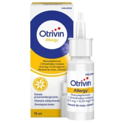 Otrivin Allergy, 2,5mg+0,25mg/ml, aerozol do nosa, 15 ml