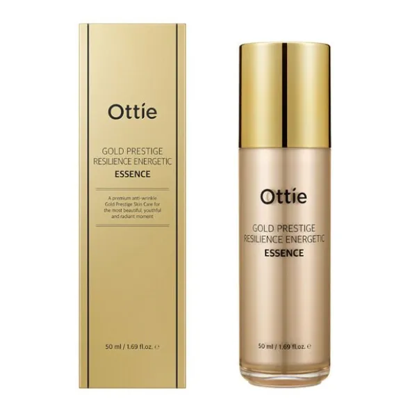 Ottie Gold Prestige, energetyczna esencja do twarzy z koenzymem Q10, 50 ml