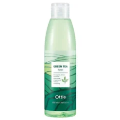 OttieGreen Tea Toner, rewitalizujący tonik do twarzy z zieloną herbatą, 200 ml