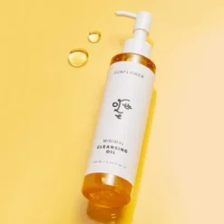 Ottie Sunflower Minimal Cleansing Oil, oczyszczający olejek do twarzy z olejem ze słonecznika, 155 ml