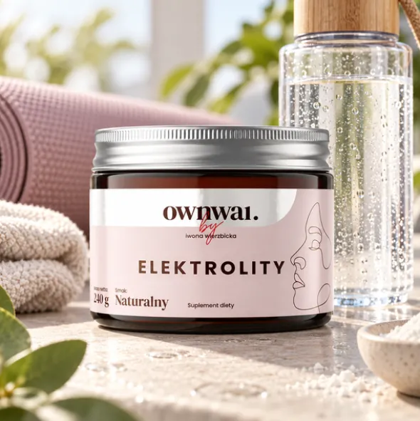 Ownwai Elektrolity, proszek, smak naturalny, 240 g