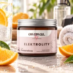 Ownwai Elektrolity, smak pomarańczowy, proszek, 200 g