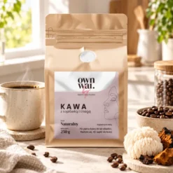 Ownwai Kawa z soplówką i chagą, smak naturalny, proszek, 250 g