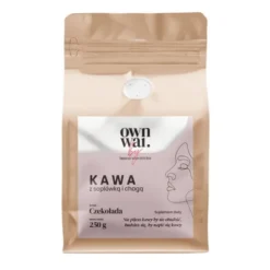 Ownwai Kawa z soplówką i chagą, smak czekoladowy, proszek, 250 g