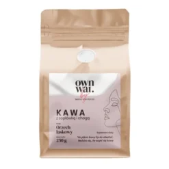 Ownwai Kawa z soplówką i chagą, smak orzech laskowy, proszek, 250 g